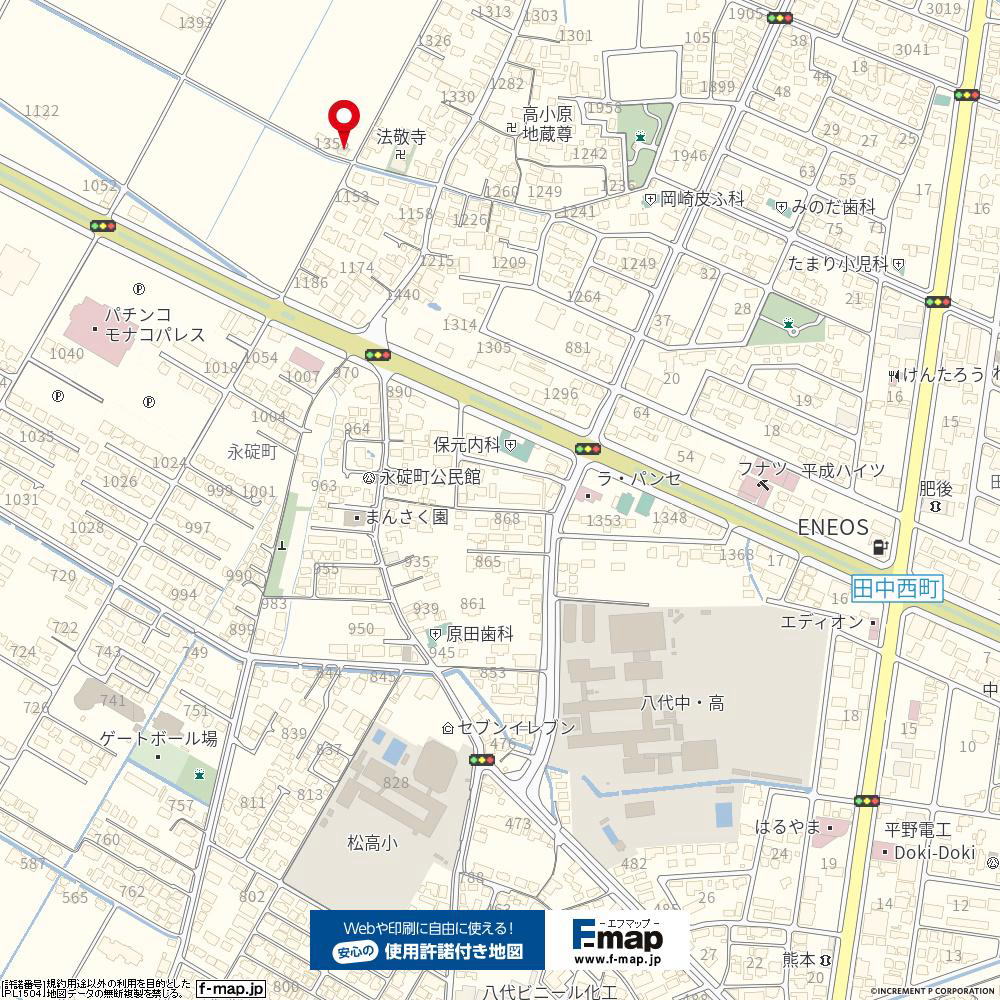 高小原町貸家案内図　エフマップ様