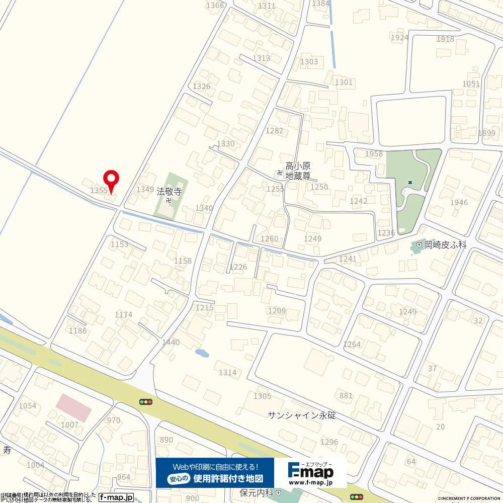 高小原町貸家案内図　エフマップ様