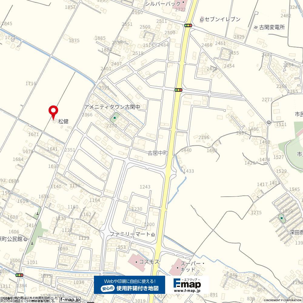 高小原町地図　エフマップ様