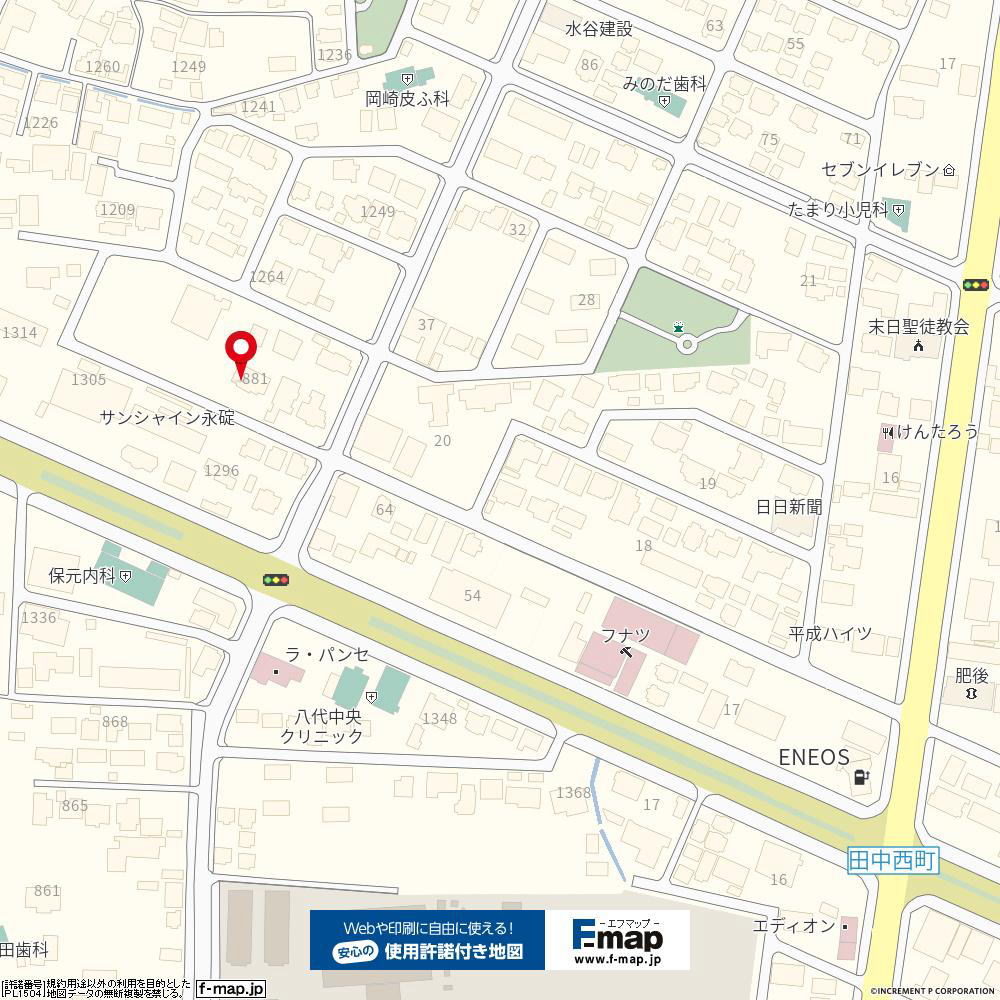 永碇町地図　エフマップ様