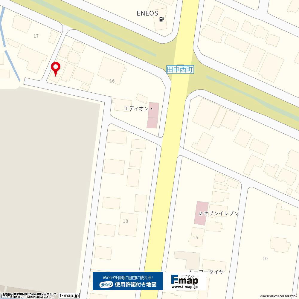 横手新町地図　エフマップ様